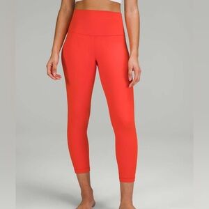 NWT Lululemon Align HR 25” High Rise Pant  Leggings Sz 6 New Solar Orange